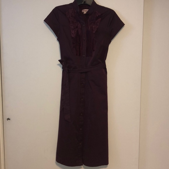 Purple 3/4 Length dress - Picture 1 of 4